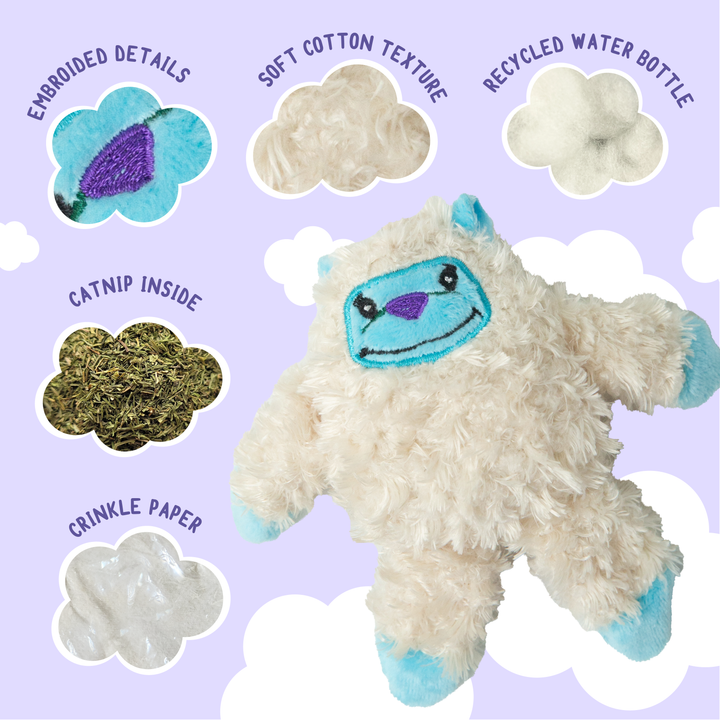 Kitty Yeti with Catnip