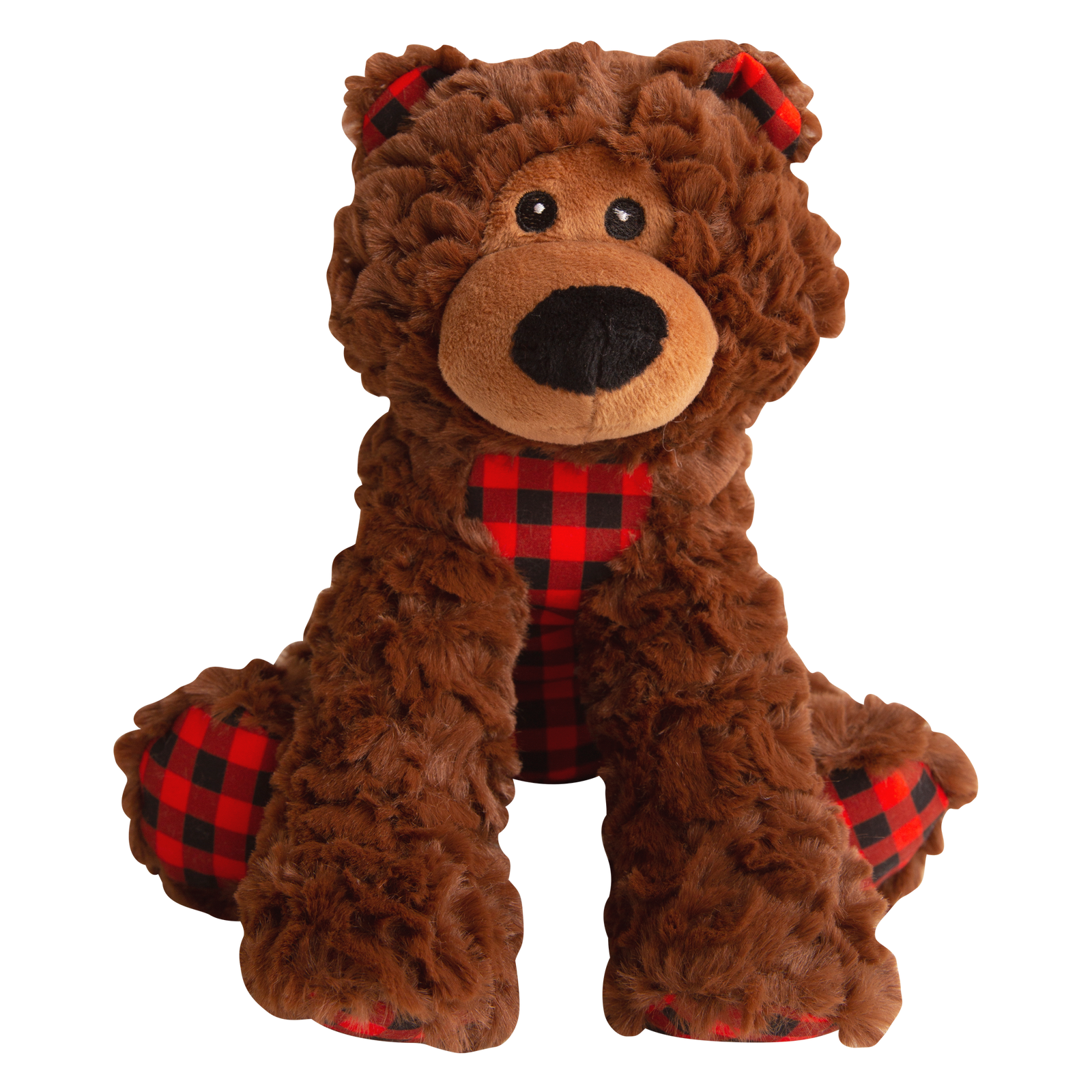 Snugarooz Benny the Bear. Brown bear dog plush toy